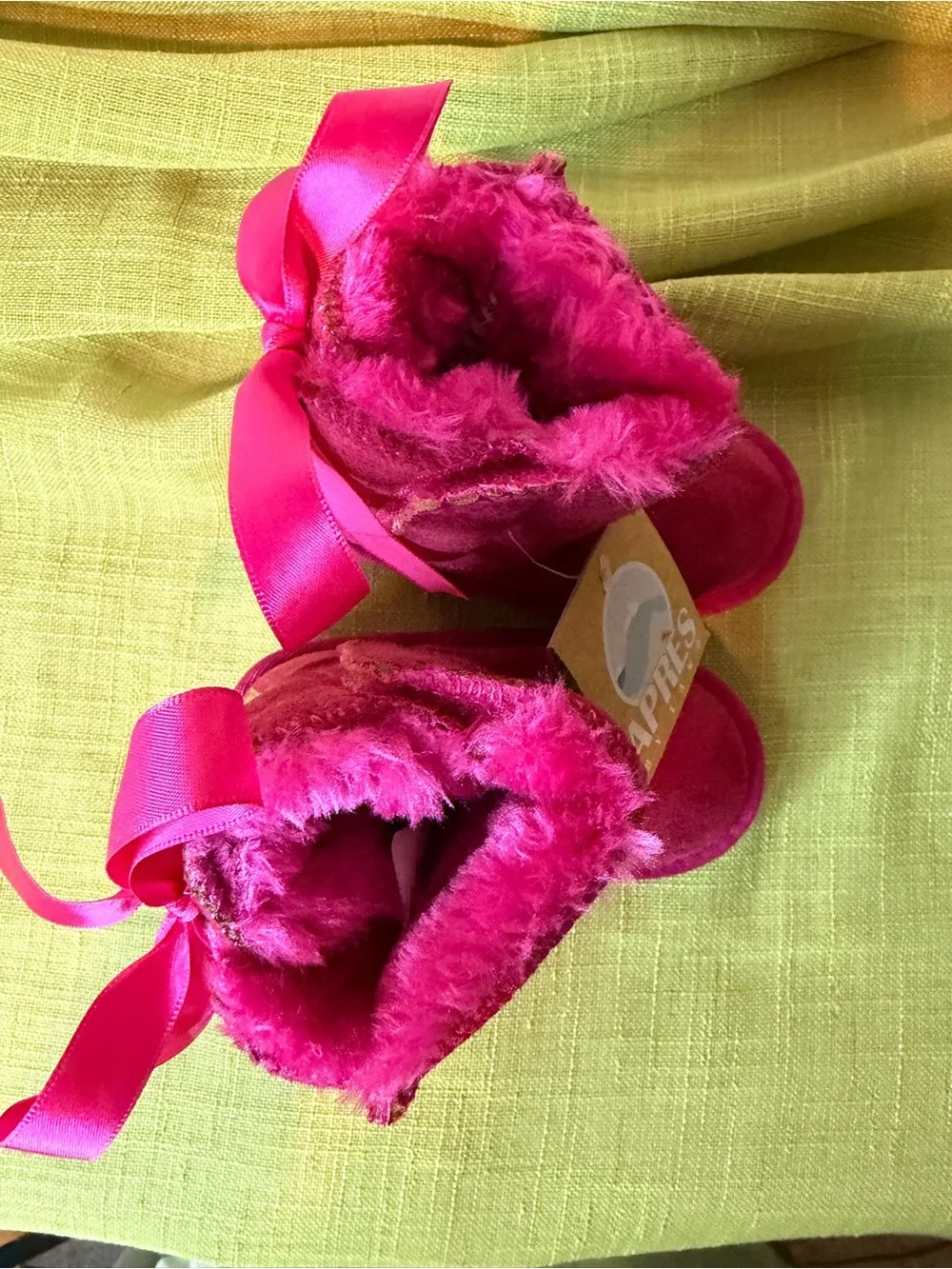 Apres by Lamo Toddler Hot Pink Faux-Fur Winter Boots 7C